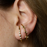 Gradient Saphir Eternity Ohrring