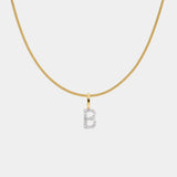 Diamant Pavé Buchstabenkette