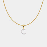 Diamant Pavé Buchstabenkette