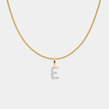 Diamant Pavé Buchstabenkette