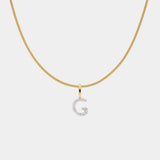 Diamant Pavé Buchstabenkette