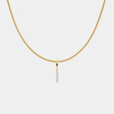 Diamant Pavé Buchstabenkette