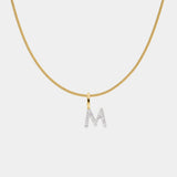 Diamant Pavé Buchstabenkette