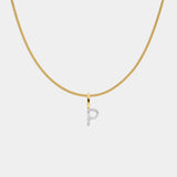 Diamant Pavé Buchstabenkette