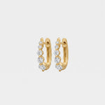 Gradient Diamond Hoops - heroyne