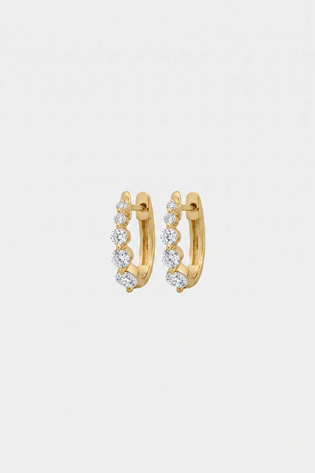 Gradient Diamond Hoops - heroyne