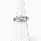 Illusion Solitaire Oval Diamant Ring 1.0 ct