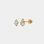 Twin Diamond Stud - heroyne