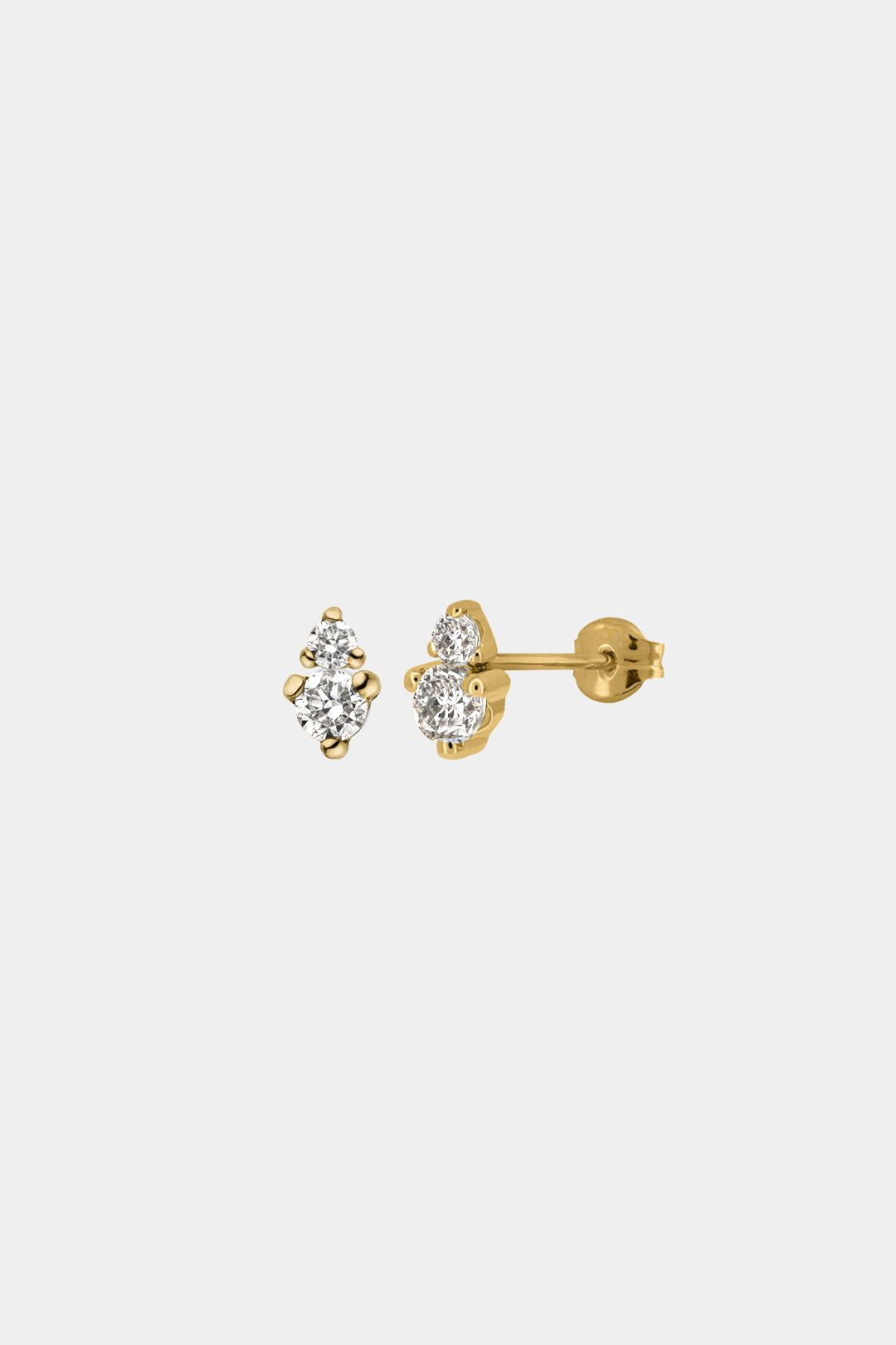 Twin Diamond Stud - heroyne
