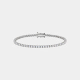 Tennisarmband .14ct Weiße Saphire