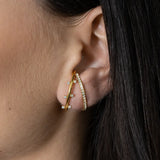 Saphir Amorét Eternity Ohrring