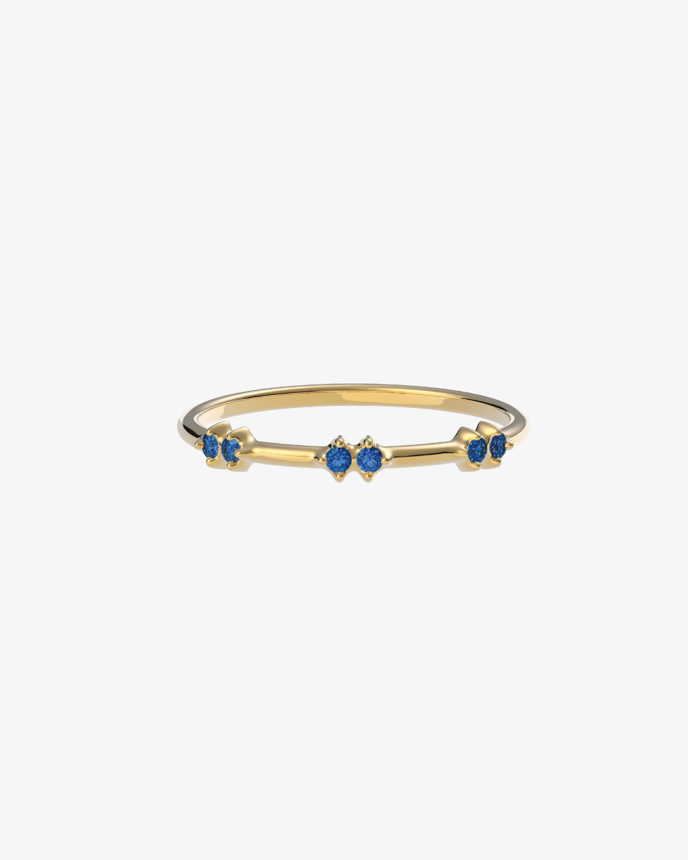 heroyne Anna Sapphire Ring Blue Ceylon Sapphire 
