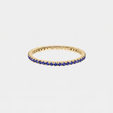 Blue Sapphire Eternity Ring