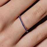 Blue Sapphire Eternity Ring