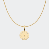 Diamond Disc Necklace