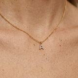 Diamant Pavé Buchstabenkette