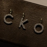 Diamant Pavé Buchstabenkette