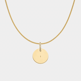 Engravable Disc Necklace