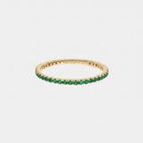 Smaragd Eternity Ring