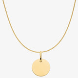 Engravable Disc Pendant