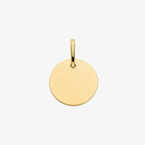 Engravable Disc Pendant