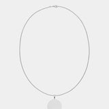 Engravable Large Disc Necklace
