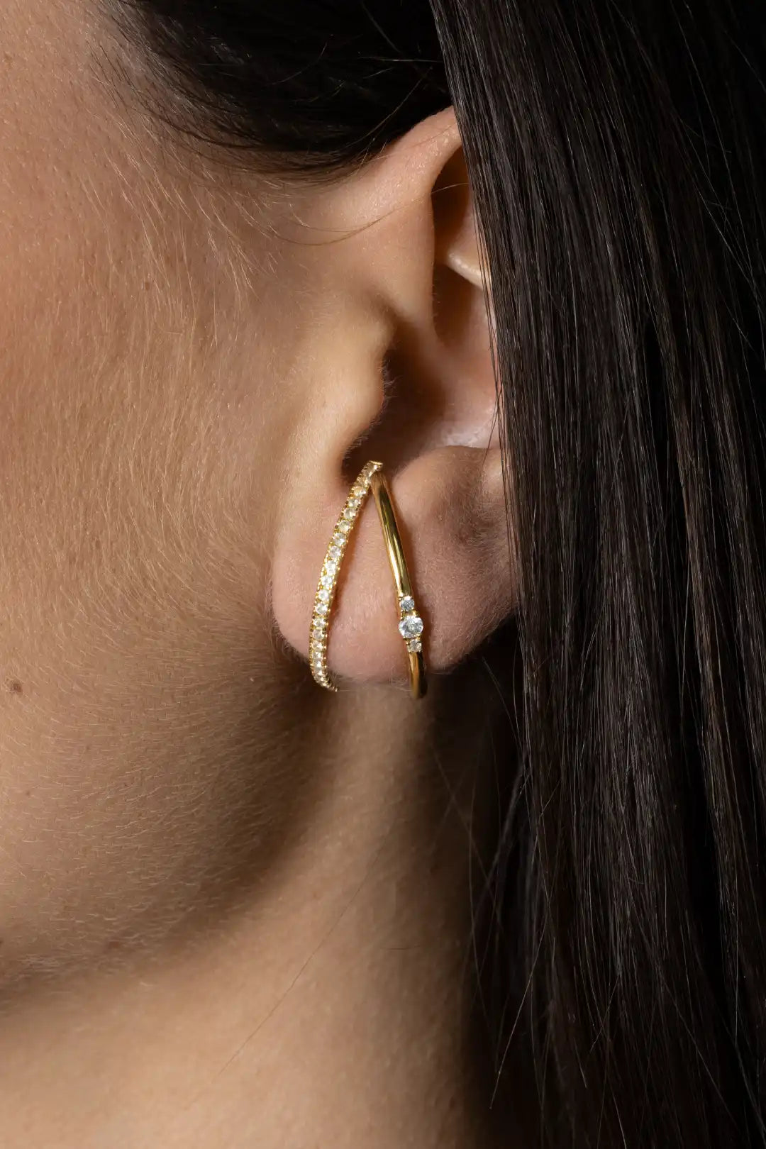 Trilogy Saphir Eternity Ohrring