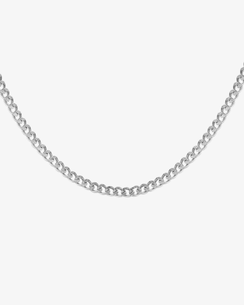 heroyne Fine Curb Chain Feine Curbkette 925 Sterling Silver