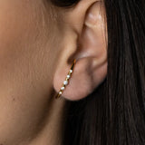 Gradient Saphir Eternity Ohrring