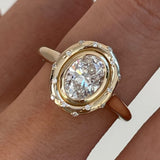 Oval Diamant Starlight Ring