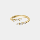 Pear Diamant Wrap Ring