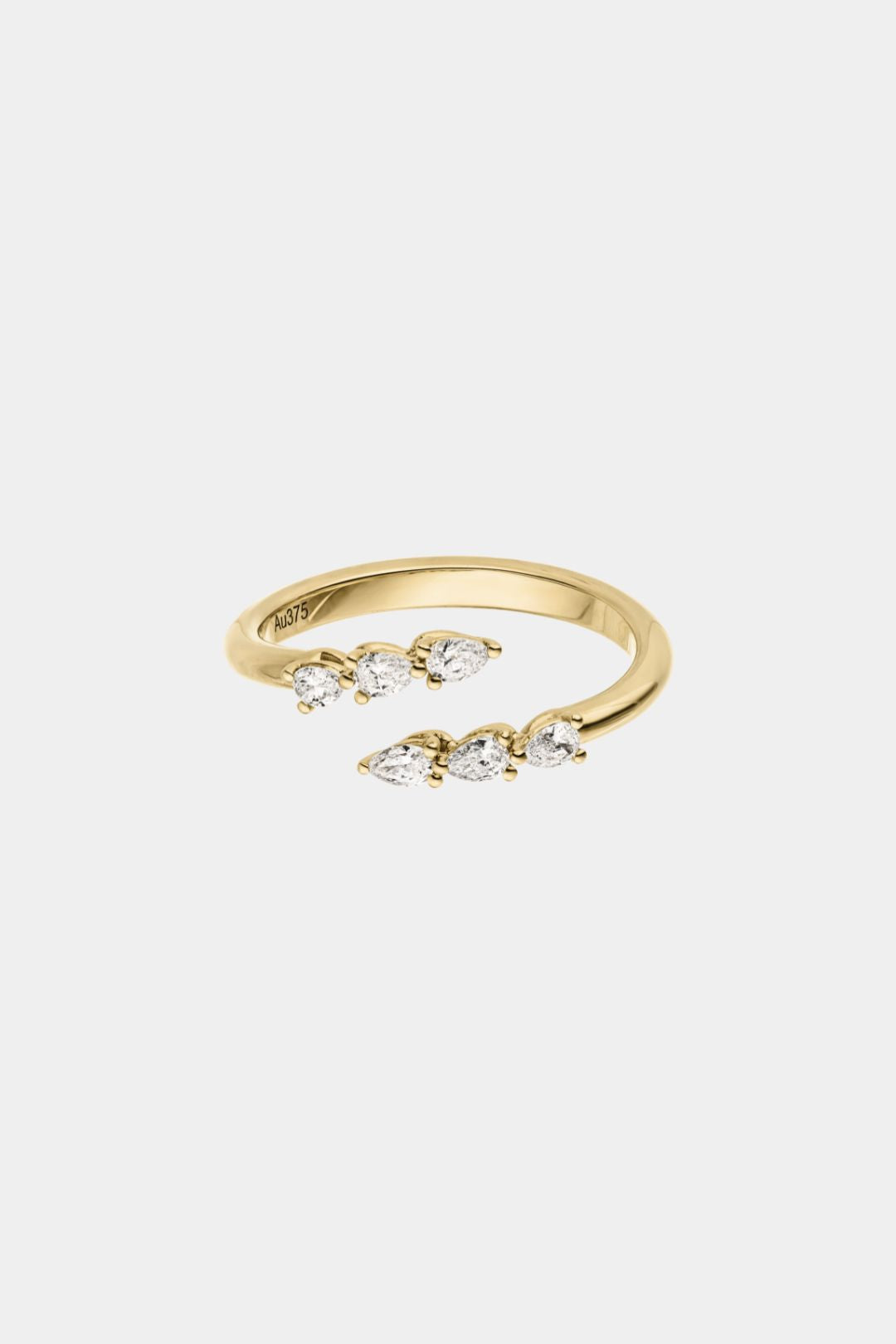 Pear Diamant Wrap Ring