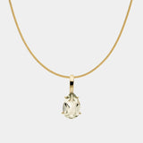 Pear Prasiolith Anhänger