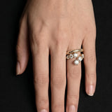 Round Brilliant Diamond Wrap Ring