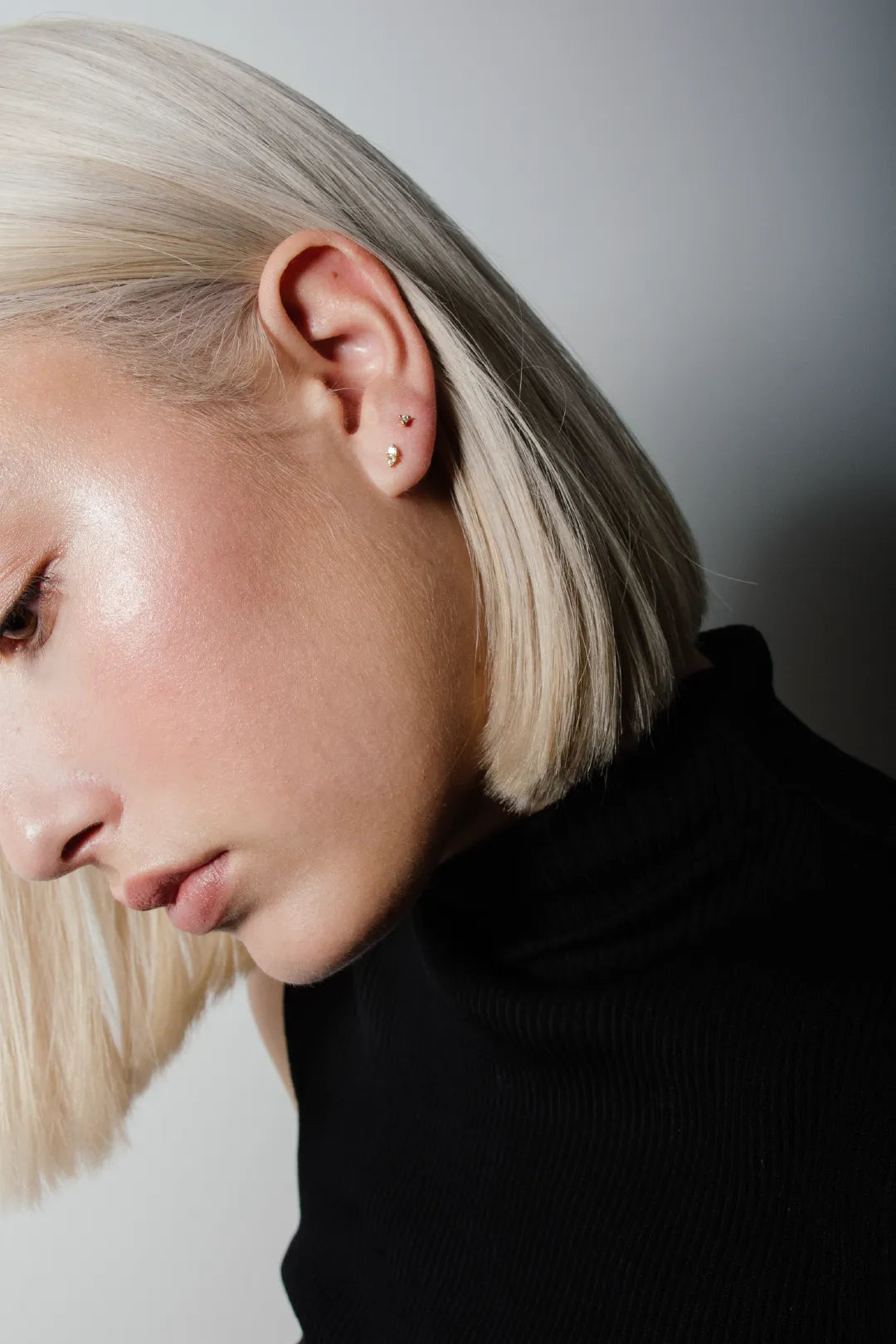 Twin Diamond Stud - heroyne