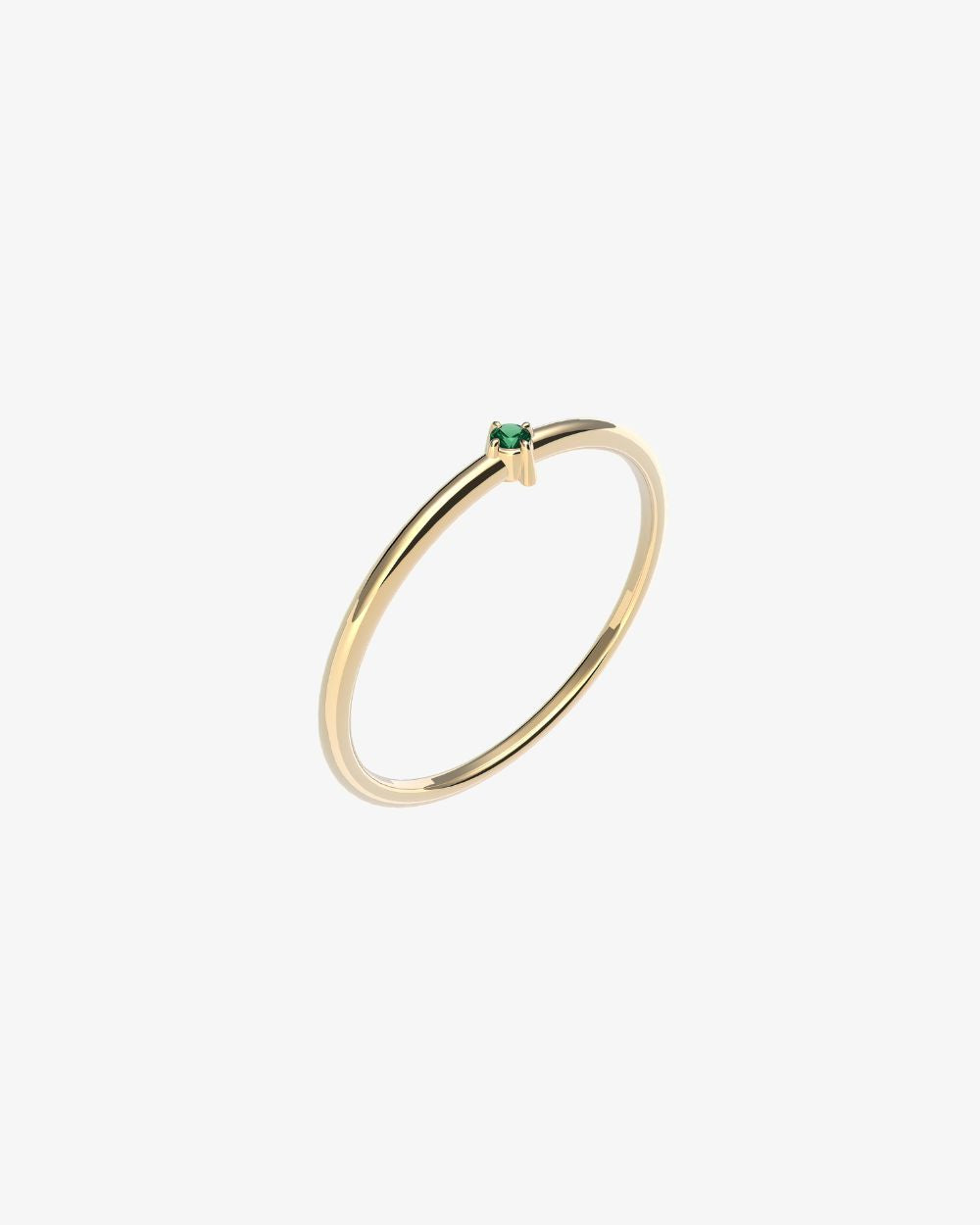 Smaragd Solitaire Ring