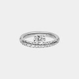 Stargazing Oval Diamond Solitaire Ring