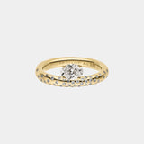 Stargazing Oval Diamond Solitaire Ring