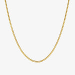heroyne Thin Curb Chain Feine Panzerkette Gold 