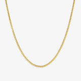 heroyne Thin Curb Chain Feine Panzerkette Gold 