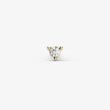 Kleiner Diamant Solitaire Stecker